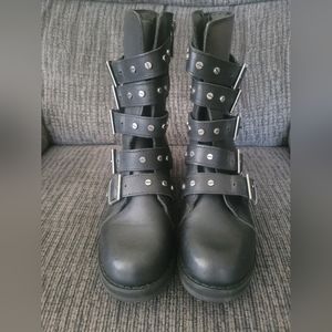 Harley Davidson Women's Marston Black Motorcycle Boots Size: US 6M